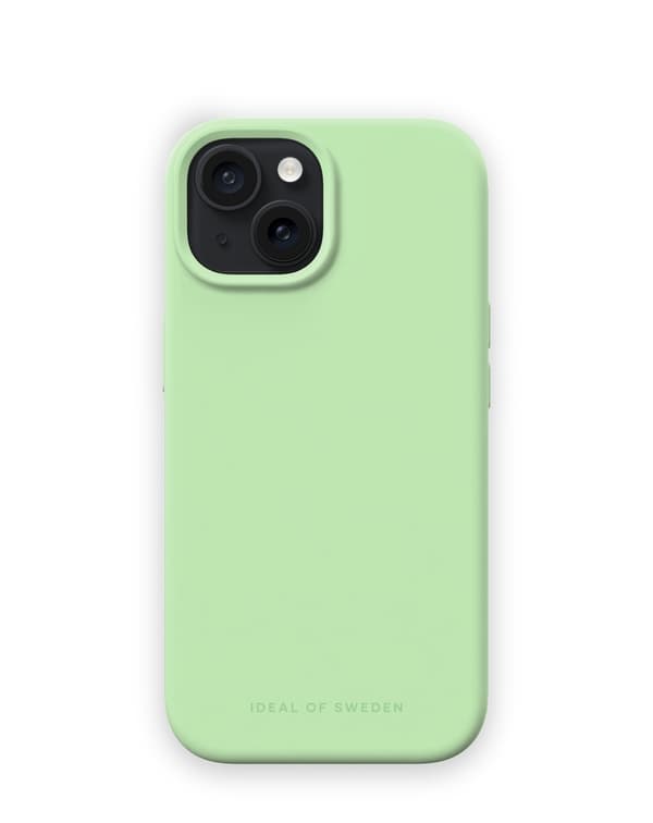 Silicone Case MagSafe iPhone 13 / 14 / 15 / Mint Green