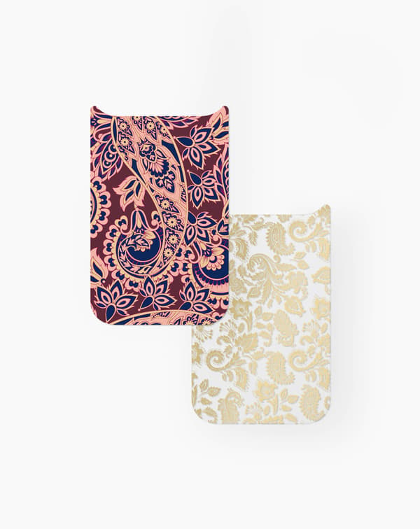 Print Pack iPhone 17 Pro Max Boho Paisley Gold