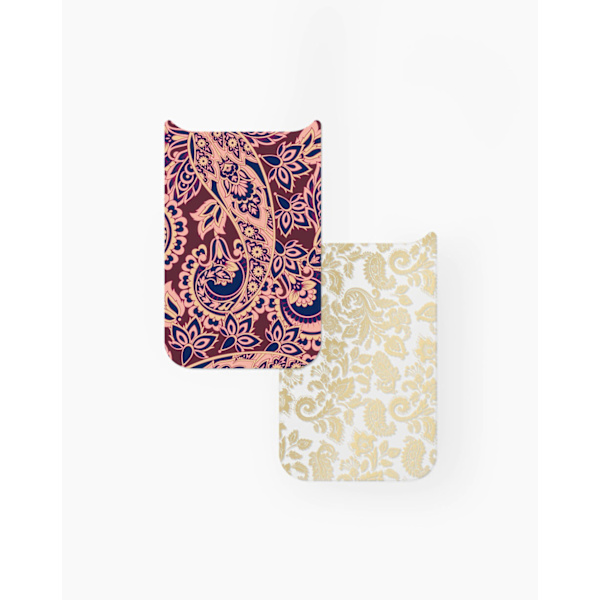 Print Pack iPhone 17 Pro Max Boho Paisley Guld