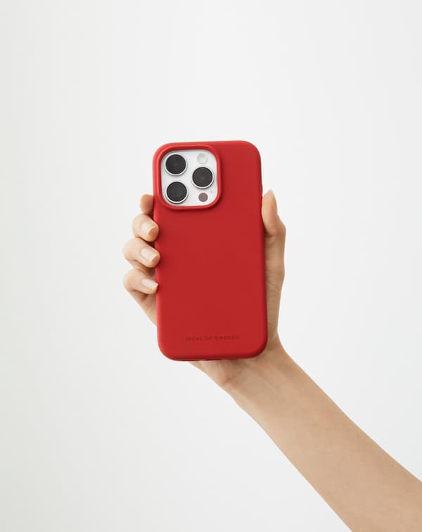 Silicone Case iPhone 14 Pro Red Red
