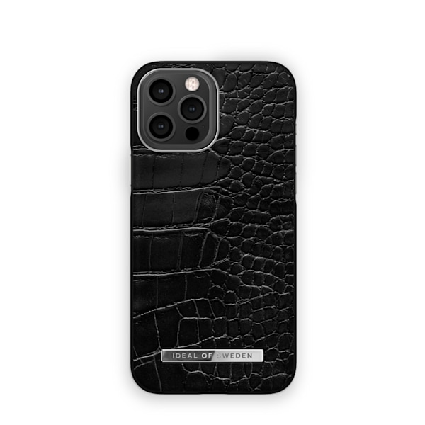 Atelier Case iPhone 12 Pro Max / 13 Pro Max Neo Noir Croco Silver