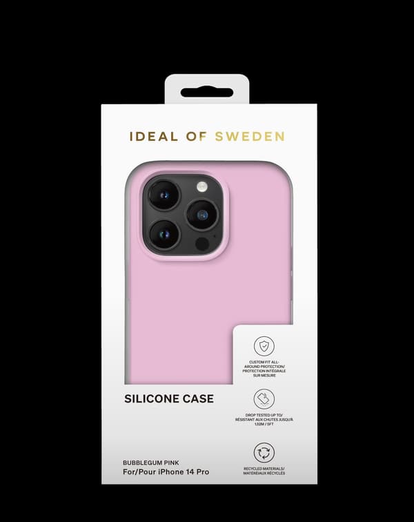 Silicone Case iPhone 14 Pro Bubblegum Pink
