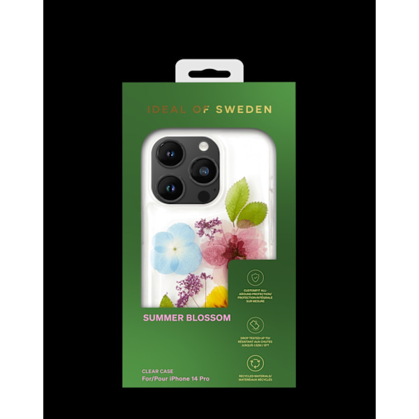 Clear Case iPhone 14 Pro Summer Blossom Transparent