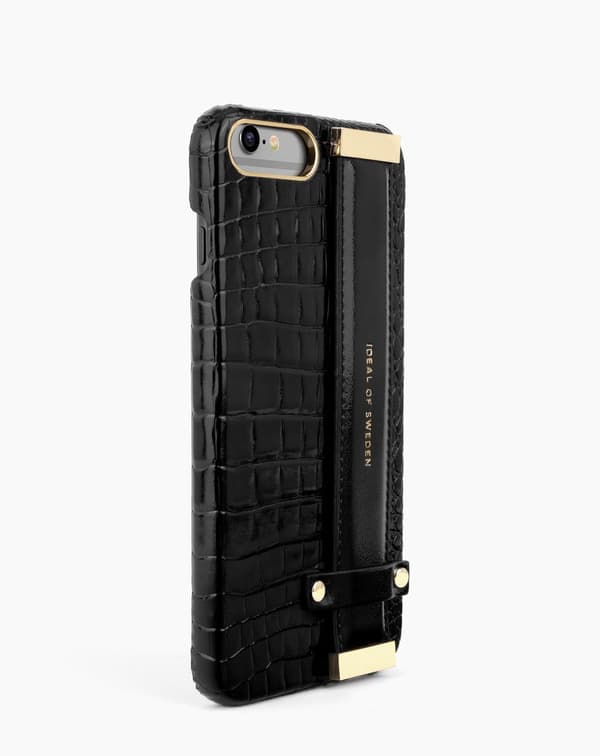 Statement Case iPhone 8 / 7 / 6 / 6S Plus Neo Noir Croco Black
