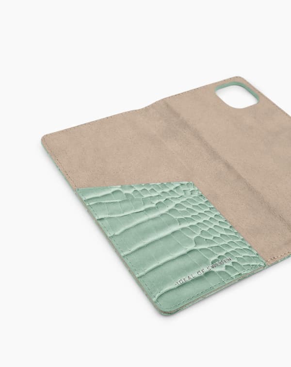 Cora Phone Wallet Galaxy S20 Mint Croco Green