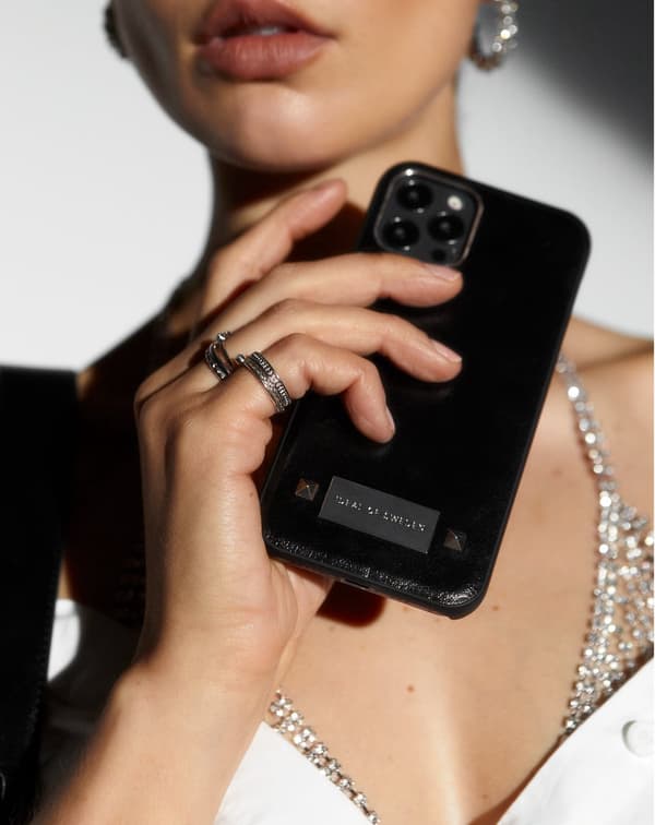 Atelier Case iPhone 12 / 12 Pro Platinum Black Black