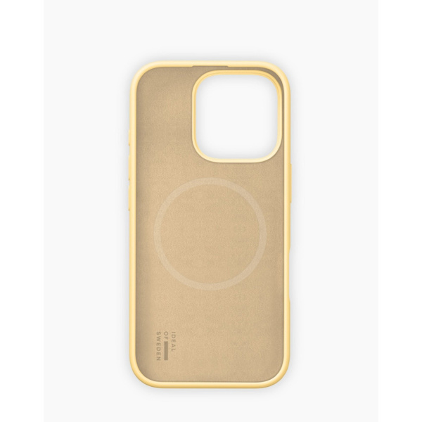 Silicone Case MagSafe iPhone 16 Pro Soft Lemon Yellow