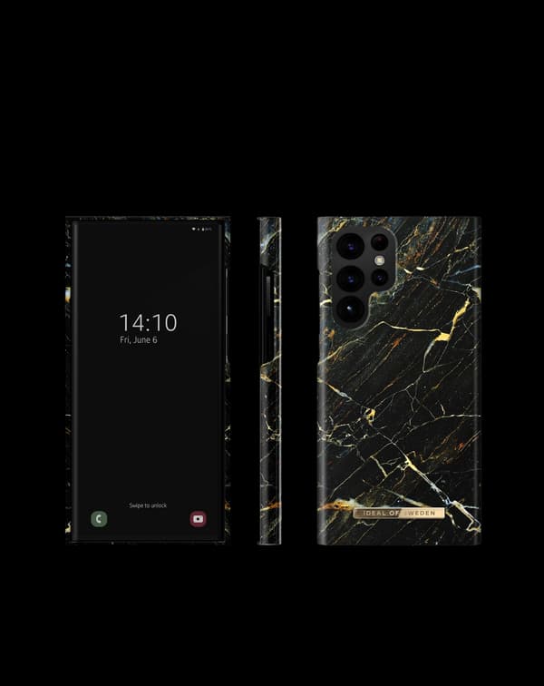 Printed Case Galaxy S22 Ultra Port Laurent Marble Black