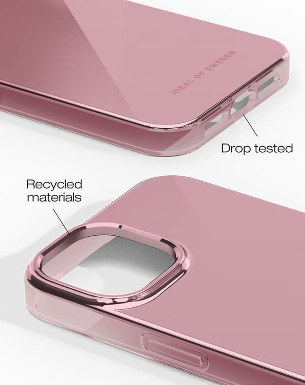 Mirror Case iPhone 15 Plus Mirror Rose Pink Pink