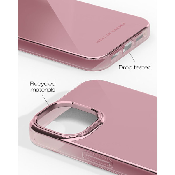 Mirror Case iPhone 15 Plus Mirror Rose Pink Rosa