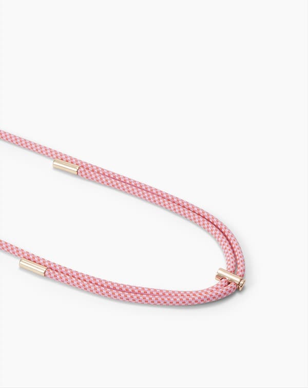 Cord Phone Strap Multi Pink Pink