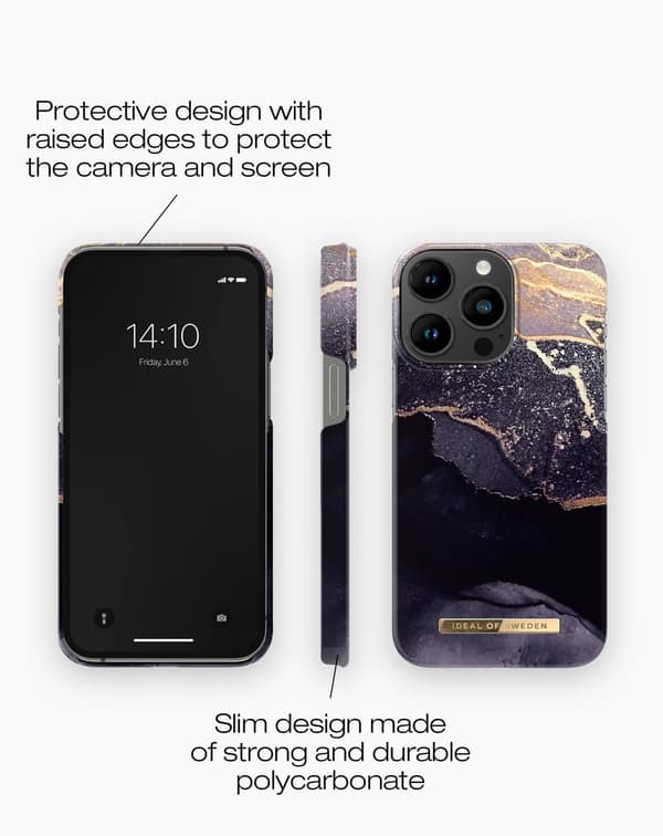 Printed Case MagSafe iPhone 14 Pro Max Golden Twilight Gold