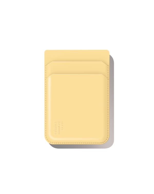 Magnetic Card Holder MagSafe Soft Lemon