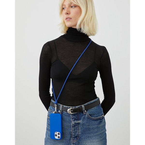 Cord Phone Strap Cobalt Blue