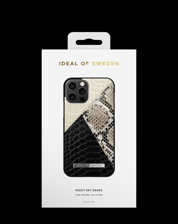 Atelier Case iPhone 12 / 12 Pro Night Sky Snake Beige