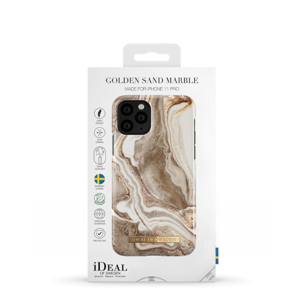 Fashion Case iPhone 11P/XS/X Golden Sand Marble