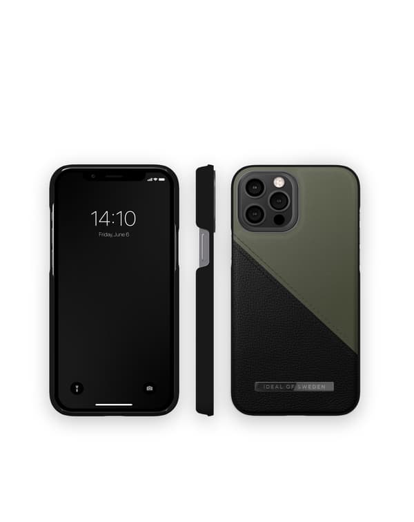 Atelier Case iPhone 12 Pro Max / 13 Pro Max Onyx Black Khaki Green