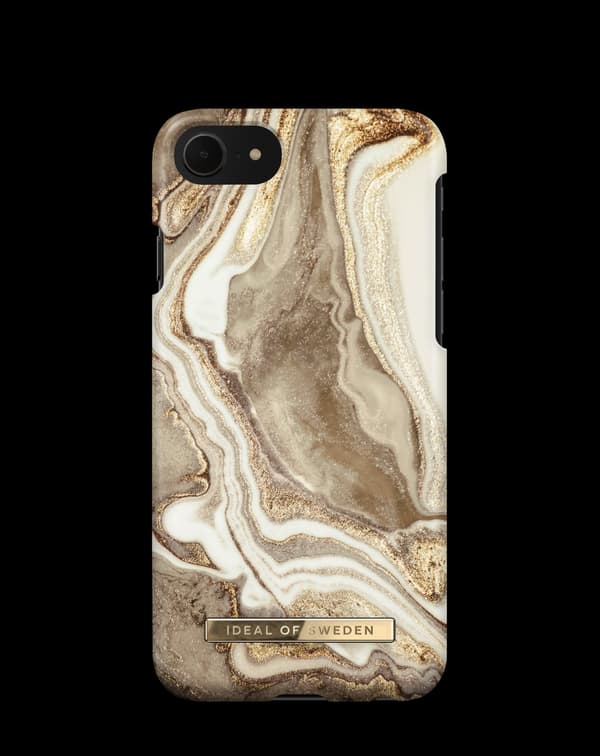 Printed Case iPhone 8 / 7 / 6 / 6S / SE Golden Sand Marble Beige