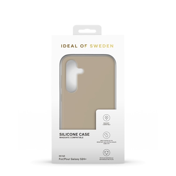 Silicone Case MagSafe Galaxy S24 Plus / S25 Plus Beige Beige