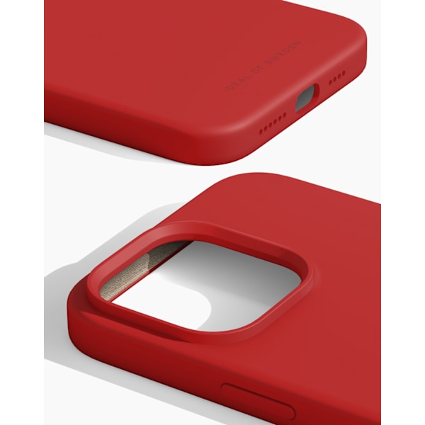 Silicone Case iPhone 14PM Red