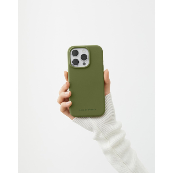 Silicone Case iPhone 14 Pro Max Khaki Green