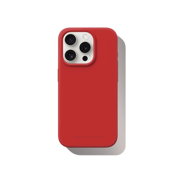 Silicone Case iPhone 15 Pro Red Röd