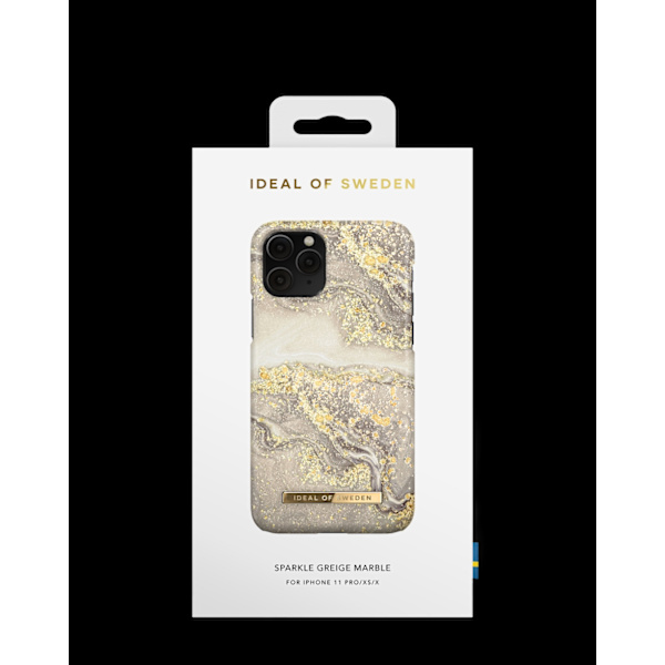 Printed Case iPhone 11 Pro / XS / X Sparkle Greige Marble Grey
