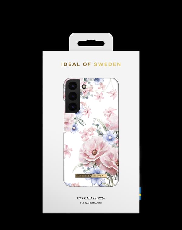 Printed Case Galaxy S22 Plus Floral Romance White
