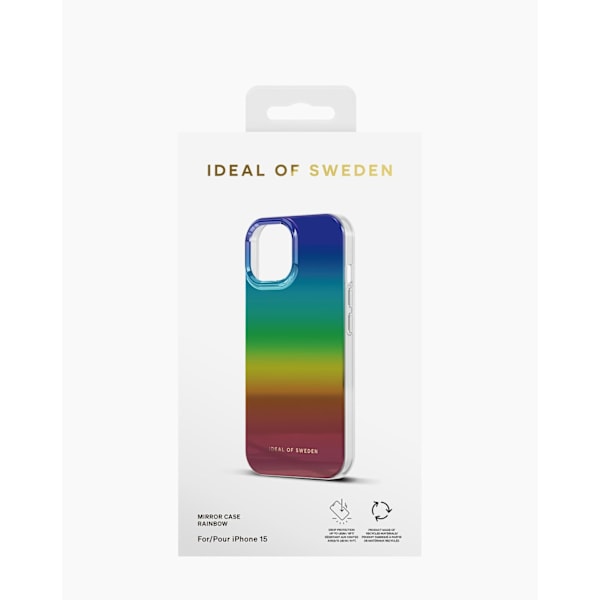 Mirror Case iPhone 13 / 14 / 15 / 16e Rainbow