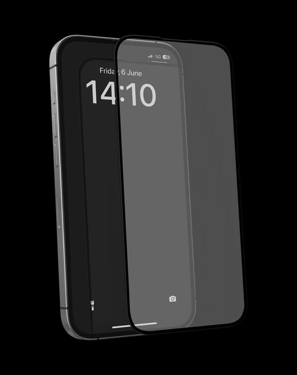 IDEAL Full Coverage Anti Glare Glass iPhone 17 Pro Max Transparent