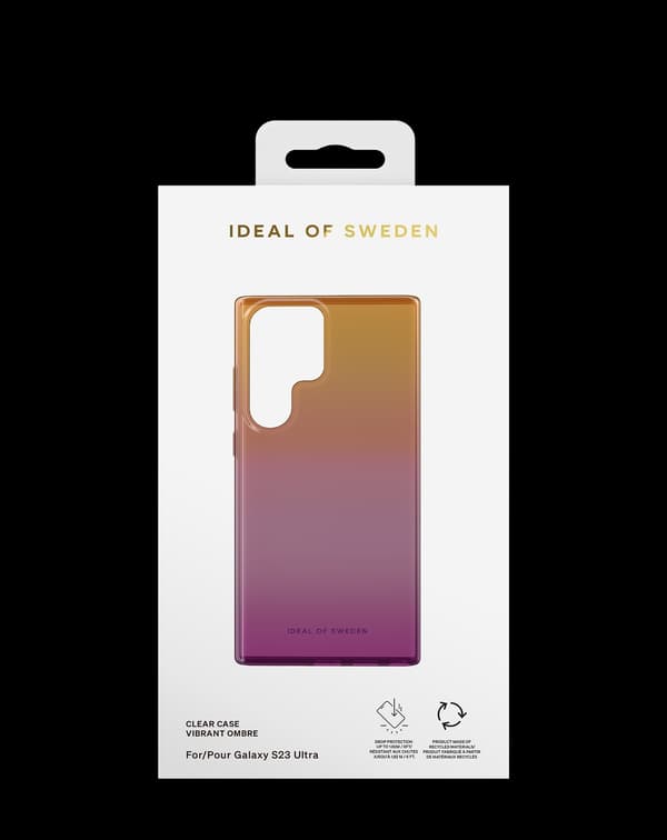Clear Case Galaxy S23 Ultra Vibrant Ombre MultiColor