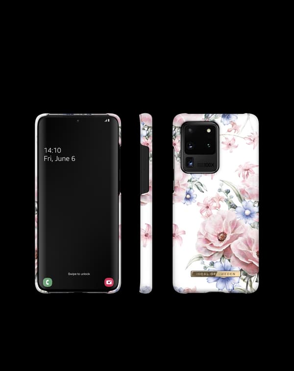 Printed Case Galaxy S20 Ultra Floral Romance White
