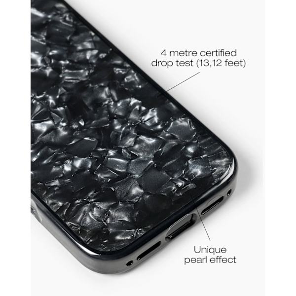 Pearlised Case iPhone 16 Pro Max Black