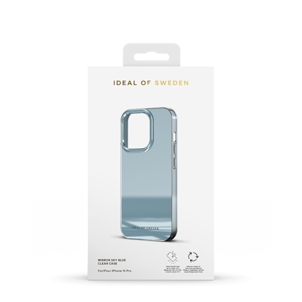 Mirror Case iPhone 15 Pro Mirror Sky Blue Blå