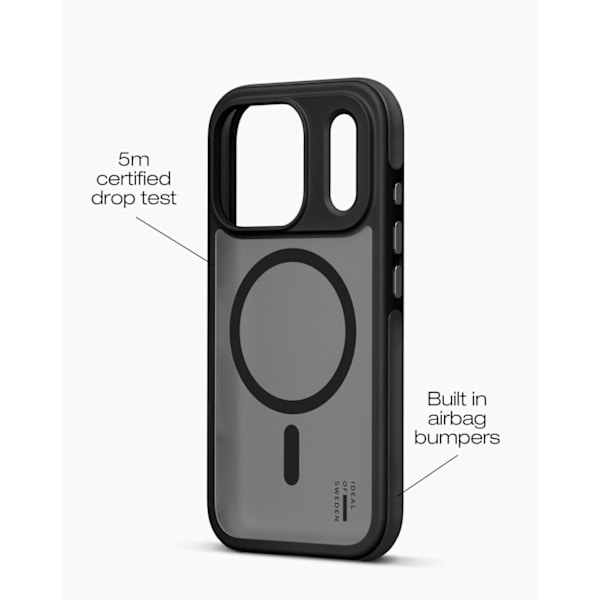 Ideal Bumper Case MagSafe iPhone 17 Pro Max Black Svart