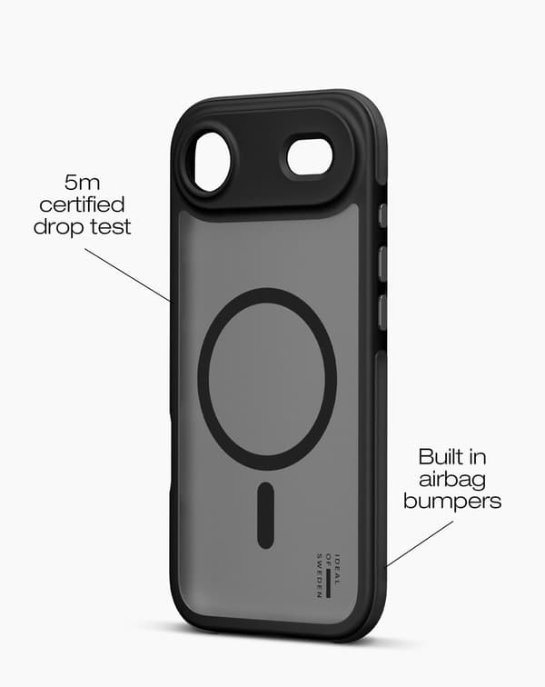 Ideal Bumper Case MagSafe iPhone Air Black Svart