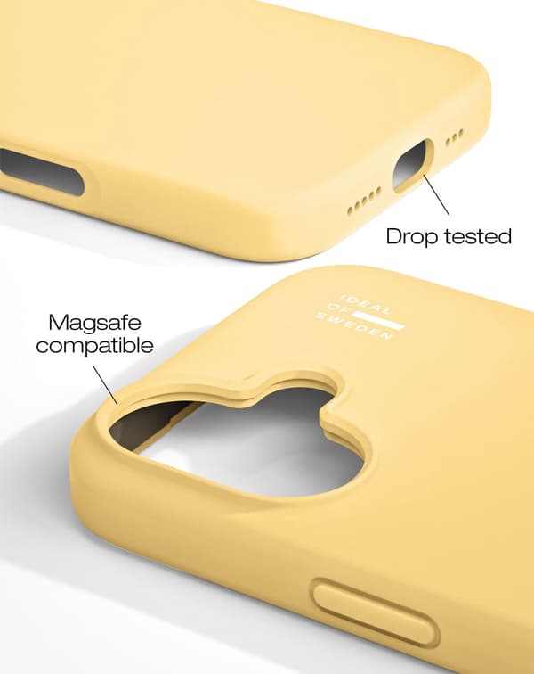 Silicone Case MagSafe iPhone 17 Soft Lemon Yellow