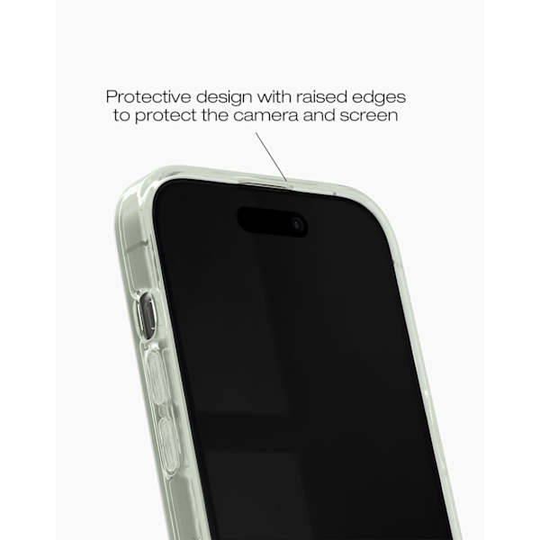 Clear Case iPhone 13 / 14 / 15 / 16e / 17e Sage Green