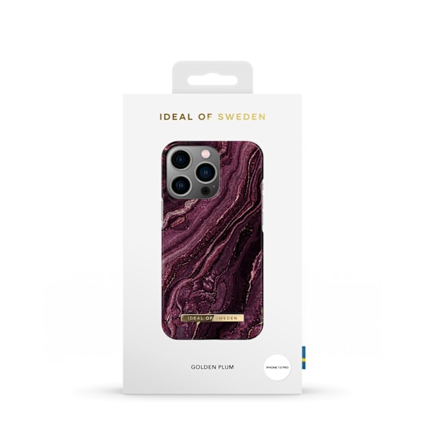 Printed Case iPhone 13 Pro Golden Plum Purple
