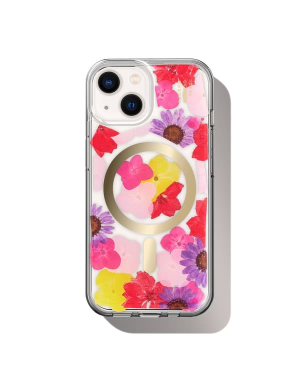 Clear Case MagSafe iPhone 13 / 14 / 15 / 16e / 17e Tropical Floral