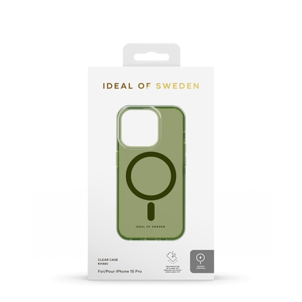 Clear Case MagSafe iPhone 15 Pro Khaki Green