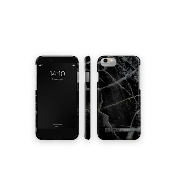 Printed Case iPhone 8 / 7 / 6 / 6S / SE Black Thunder Marble