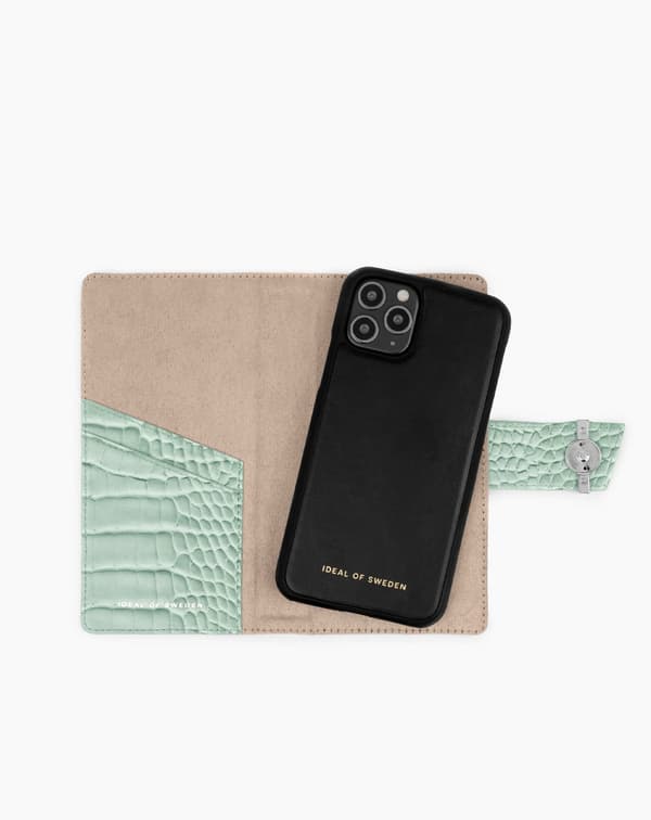 Cora Phone Wallet Galaxy S20 Mint Croco Green