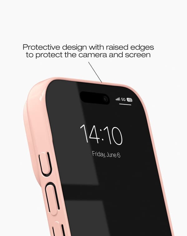 Slim Case MagSafe iPhone 17 Pro Glossy Blush Pink Pink