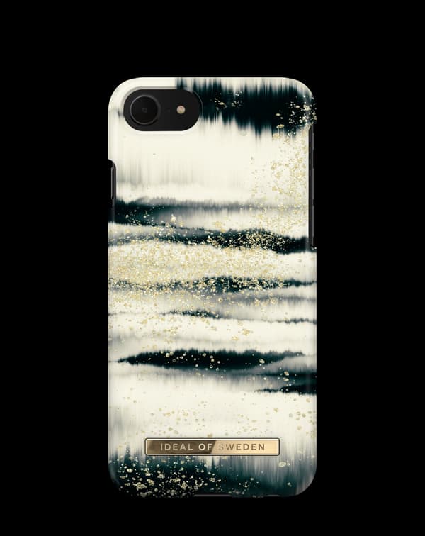 Printed Case iPhone 8 / 7 / 6 / 6S / SE Golden Tie Dye White