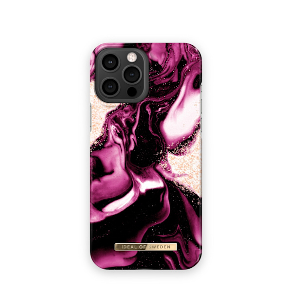 Printed Case iPhone 12 Pro Max / 13 Pro Max Golden Ruby Purple