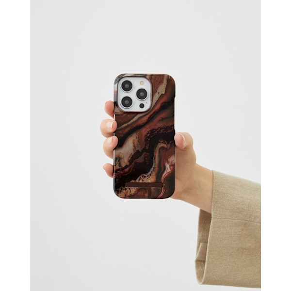 Printed Case iPhone 11 / XR Dark Amber Marble
