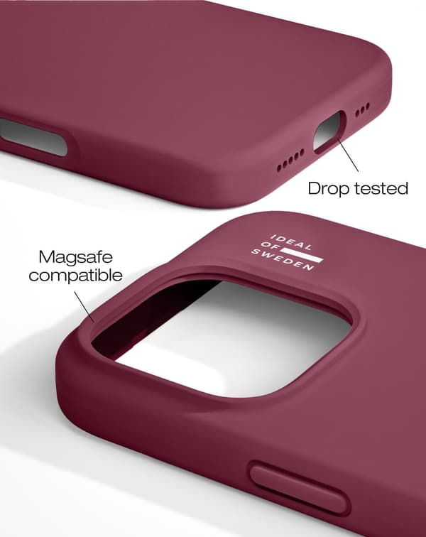 Silicone Case MagSafe iPhone 16 Pro Fine Wine