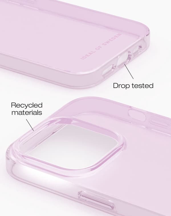 Clear Case iPhone 14 Pro Max Light Pink Pink