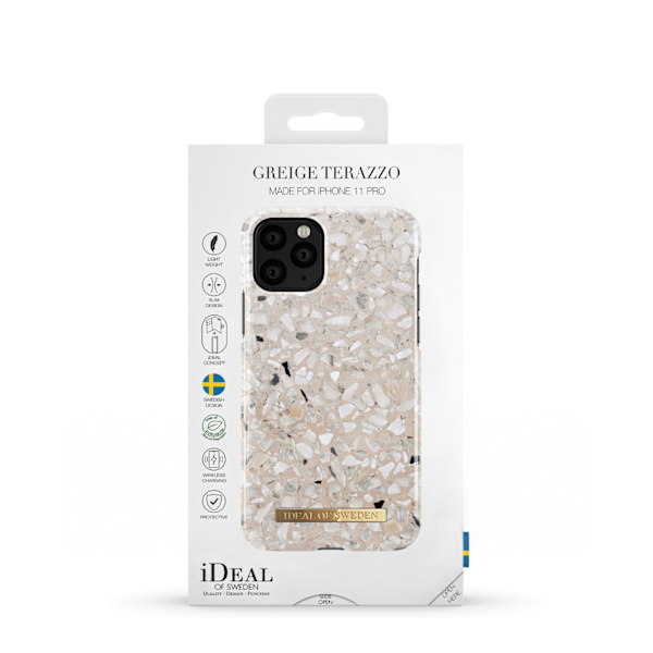 Printed Case iPhone 11 Pro / XS / X Greige Terazzo